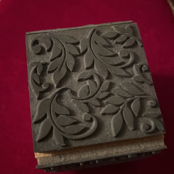 vtg Stamp Square 3 inches 4 patterns very nice like new - Picture 4 of 5